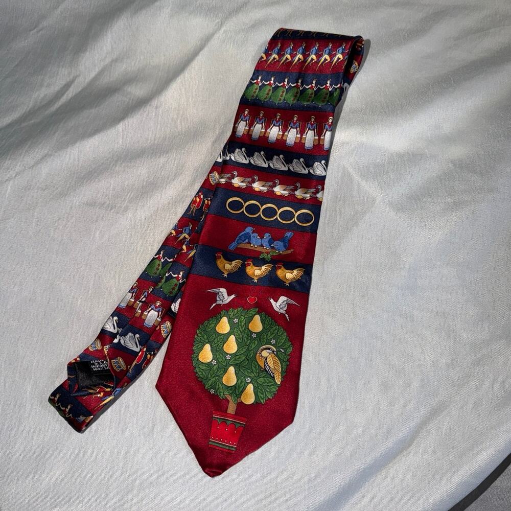 Vintage St. Nicks Tie Shop Silk Neck Tie